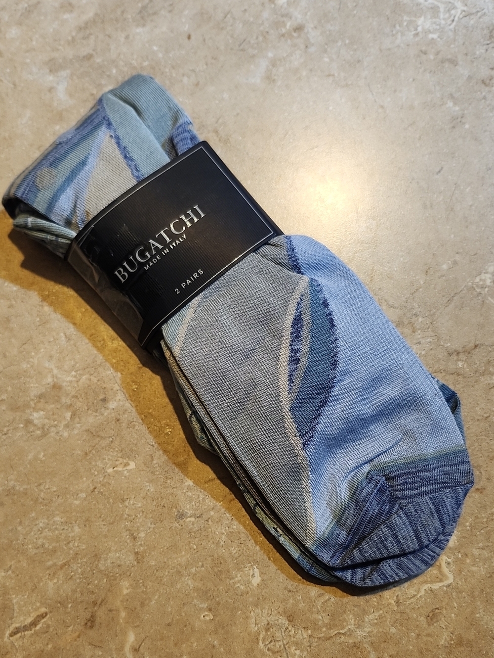 Bugatchi Italian Mid-Calf Dress Socks - 2 Pack